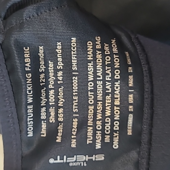 SHEFIT Black Women's 1 Luxe Adjustable Bra - Picture 8 of 10